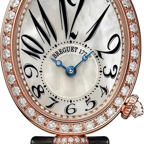 Breguet Reine de Naples 8928BR/5W/944/DD0D3L 33mm Rose gold Mother-of-pearl