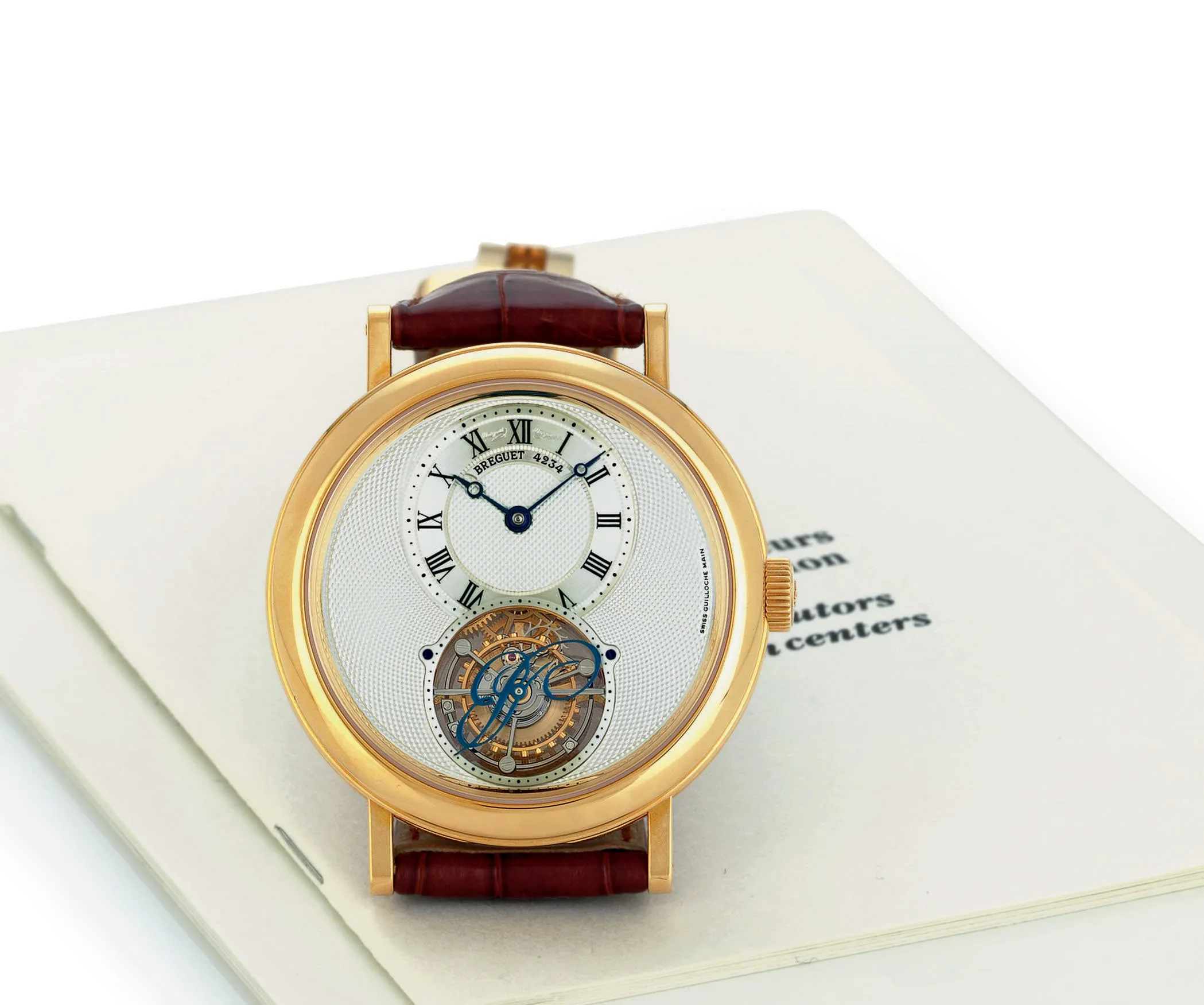 Breguet Tourbillon 5357 40mm Yellow gold Silver