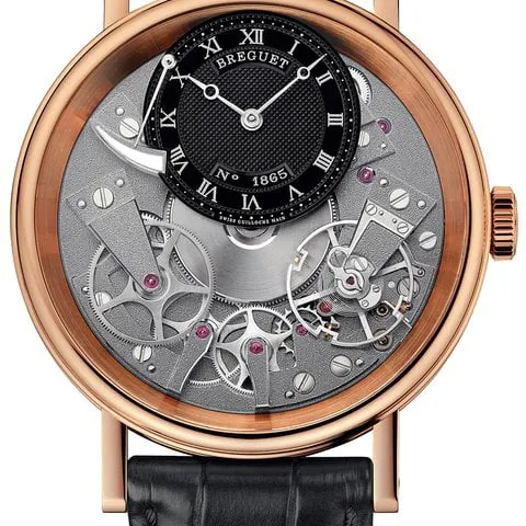 Breguet Tradition 7057br/g9/9w6 40mm Rose gold Black and Gray