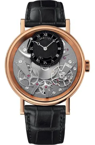 Breguet Tradition 7057br/g9/9w6 40mm Rose gold Black and Gray