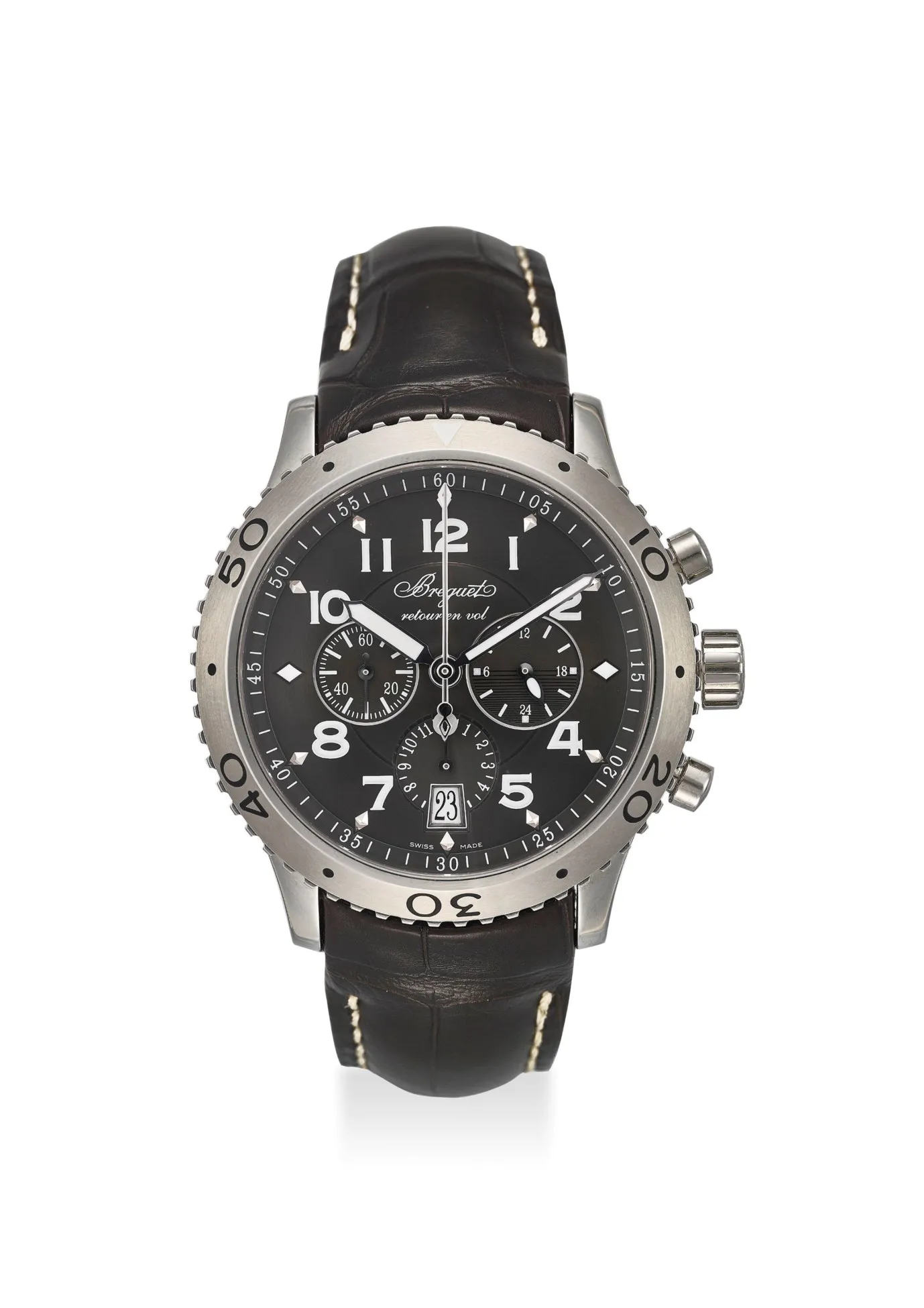 Breguet TYPE XXI ?HRONOGRAPH 3810ST/92/9ZU 42.5mm Stainless steel Grey