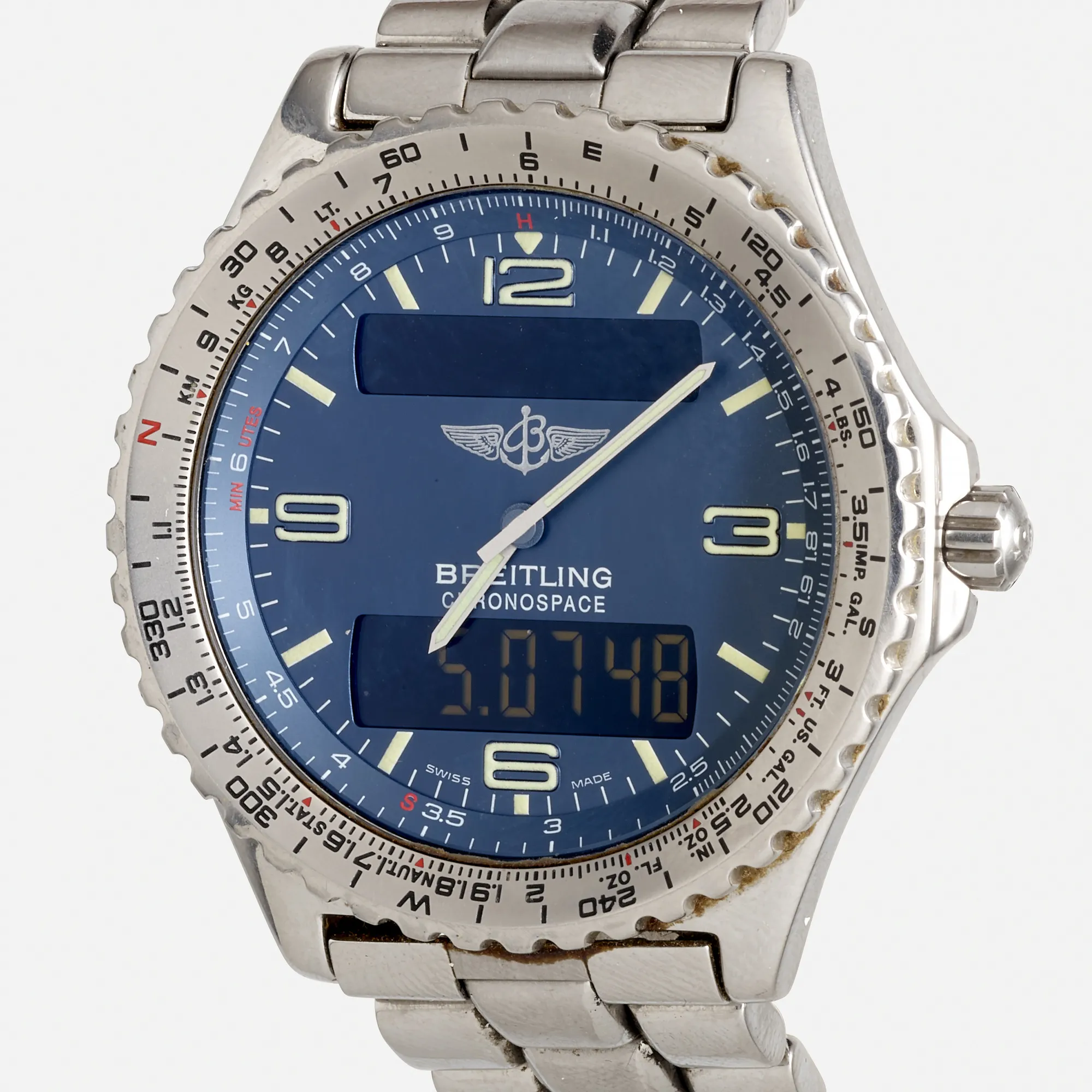 Breitling A56012 42mm Stainless steel Blue 3