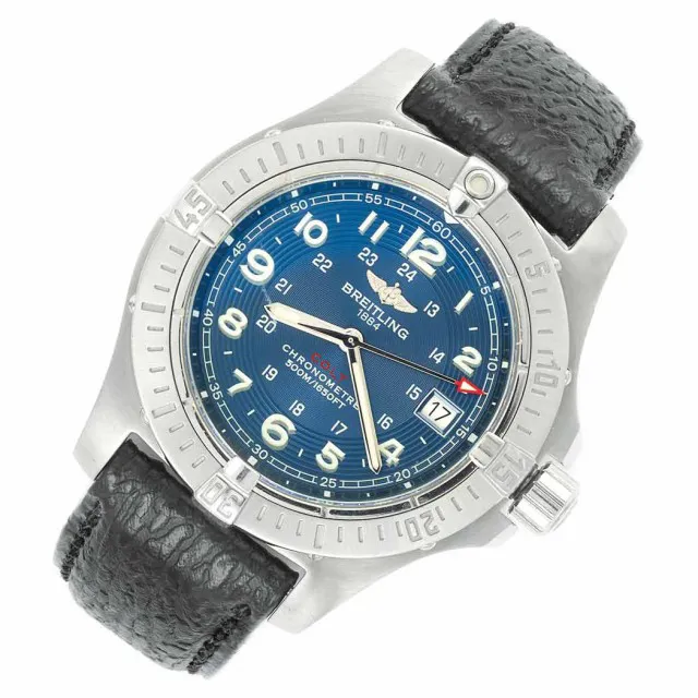 Breitling A74380 41mm Stainless steel Blue