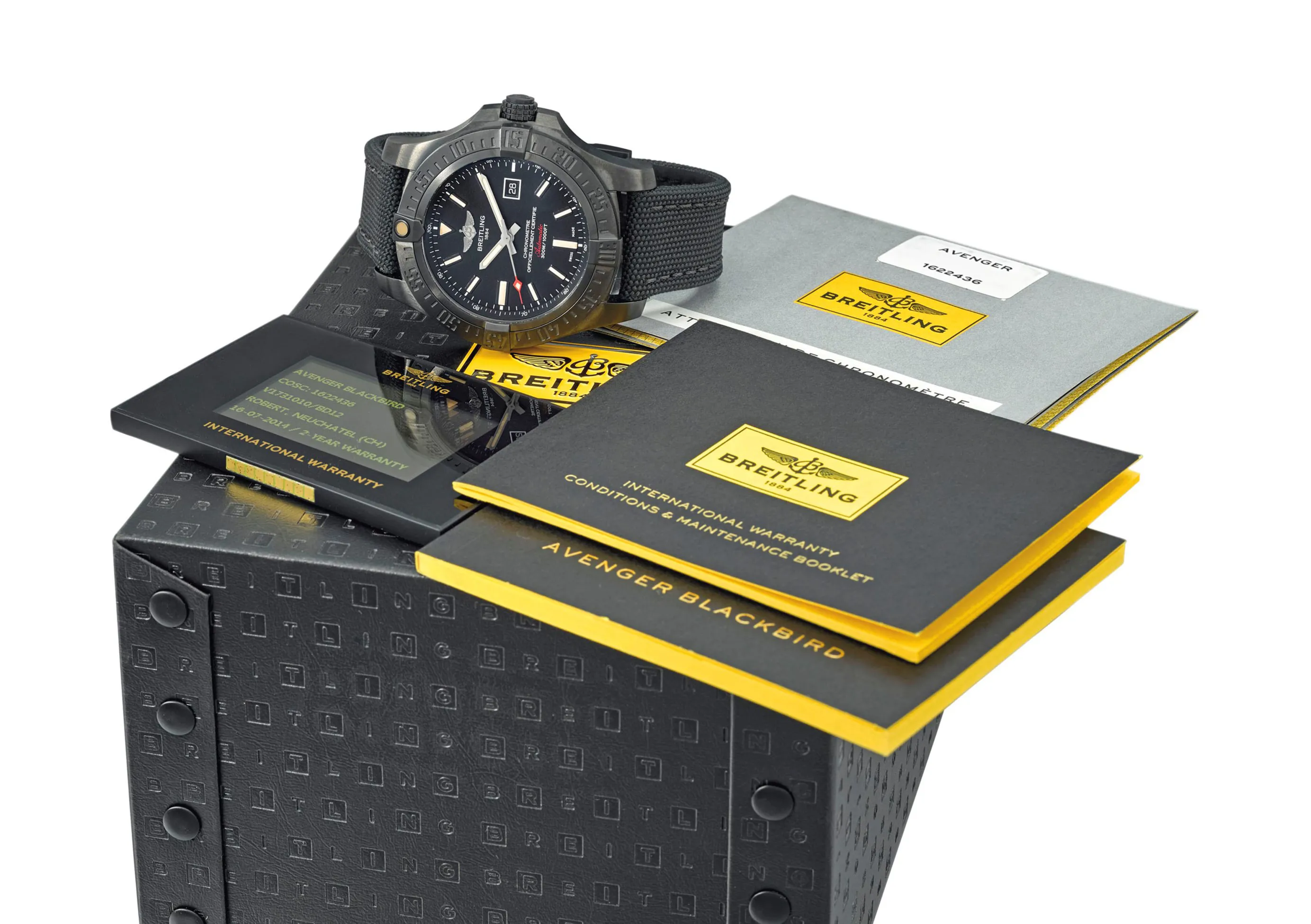 Breitling Avenger Blackbird V1731010 48mm Titanium Black