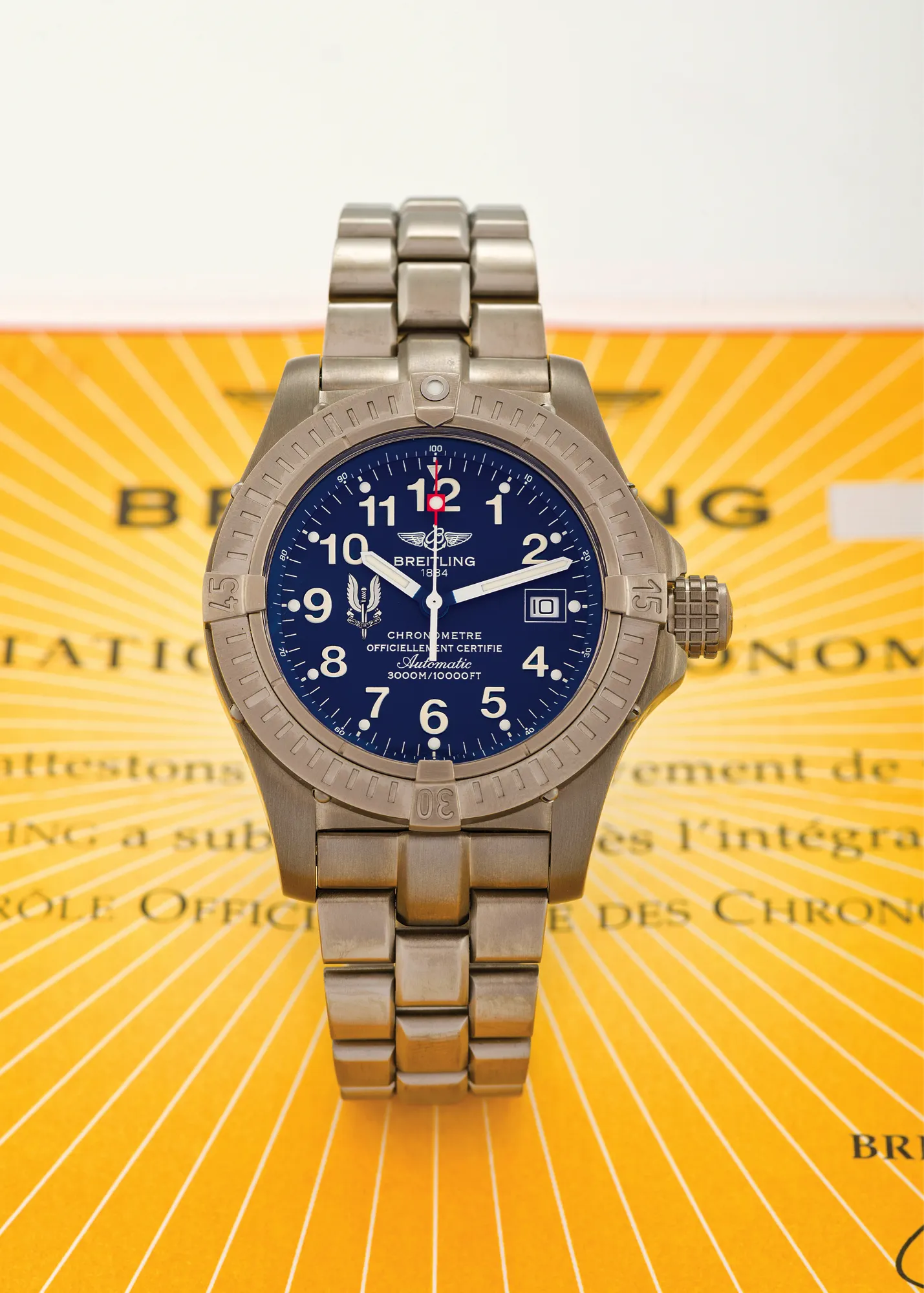 Breitling Avenger E17370 44mm Titanium Blue