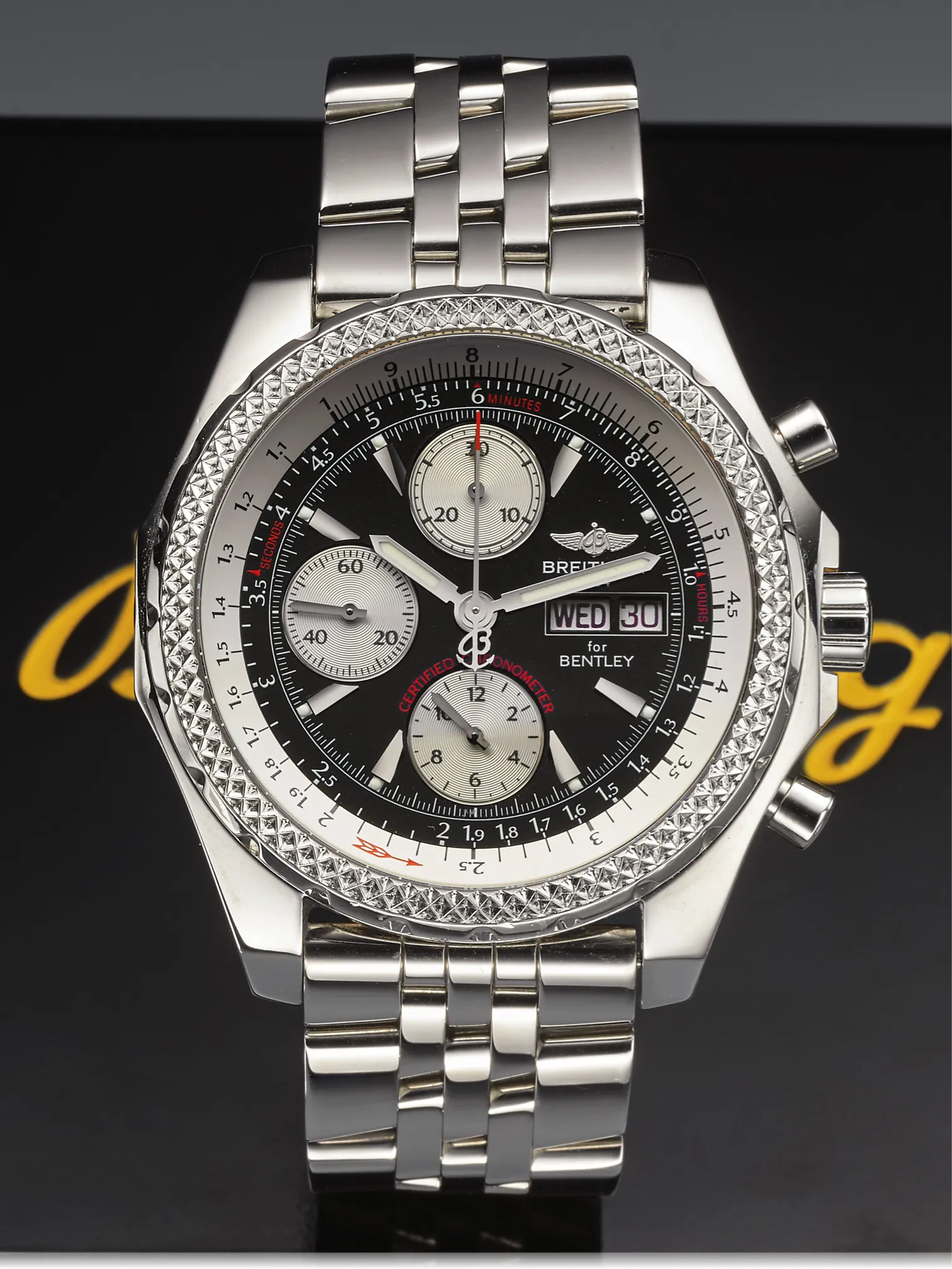 Breitling Bentley A13362 46mm Stainless steel Black