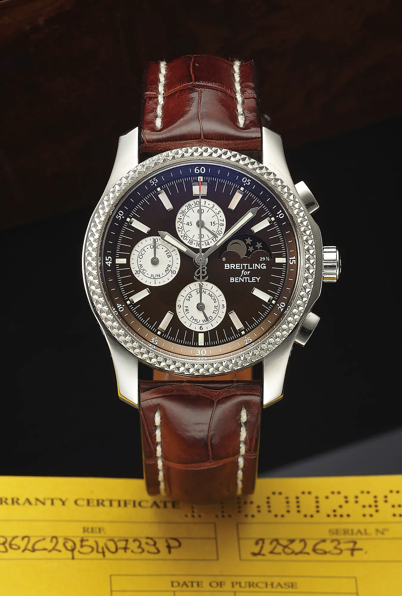 Breitling Bentley P19362 43mm Platinum and Stainless steel Bronze