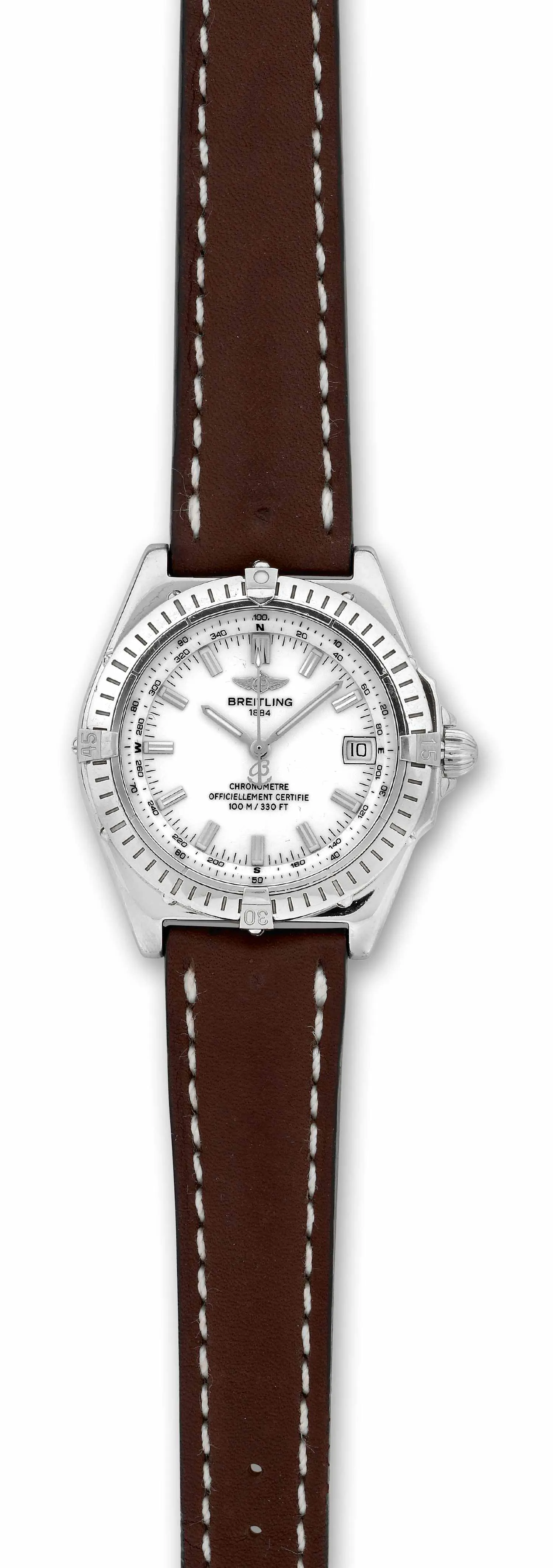 Breitling Windrider A10350 38mm Stainless steel White