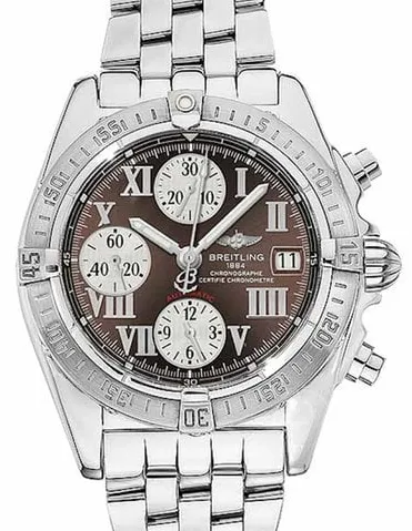 Breitling Cockpit A13358 39mm Stainless steel Brown