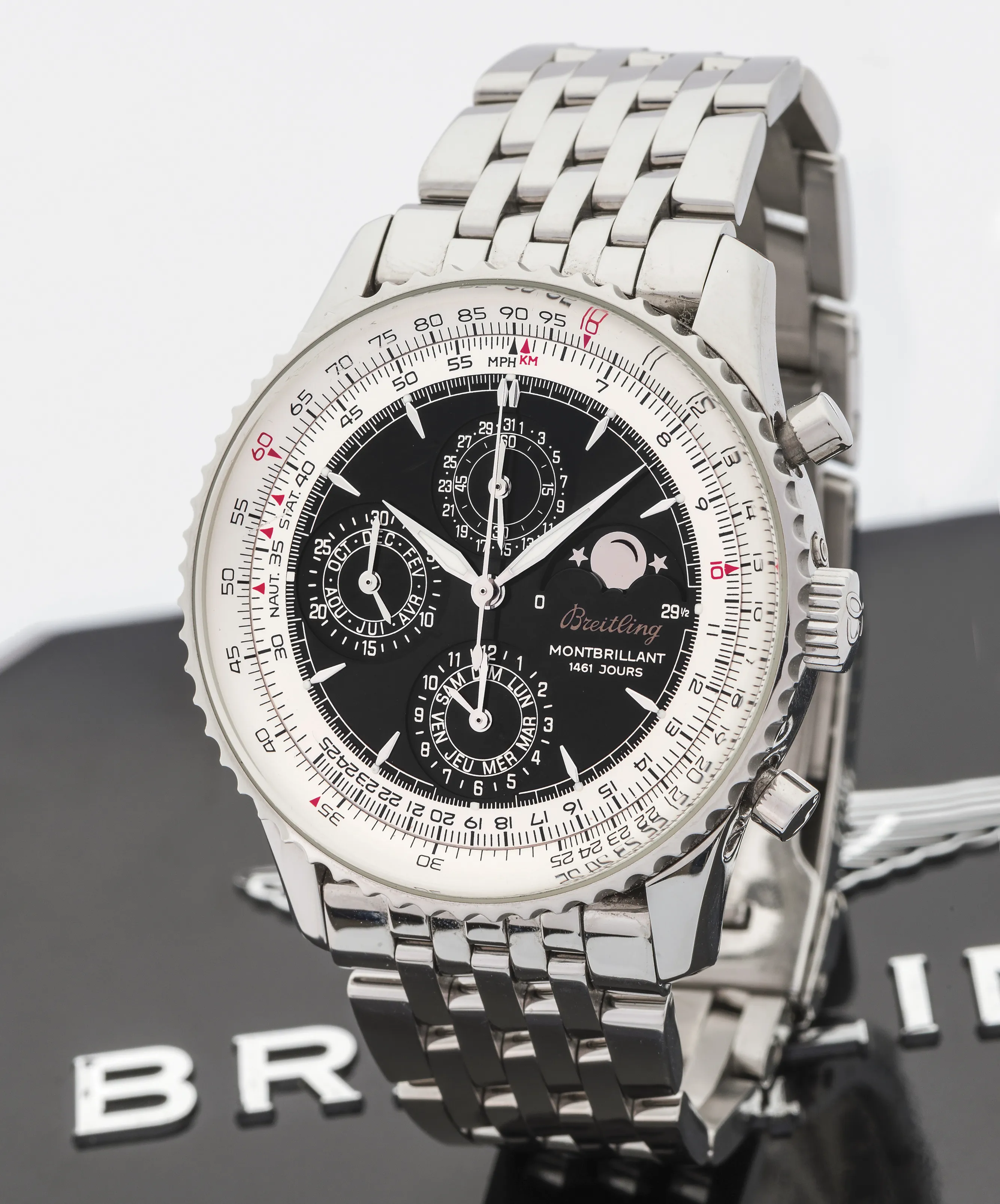 Breitling Montbrillant A19030 42mm Stainless steel Black