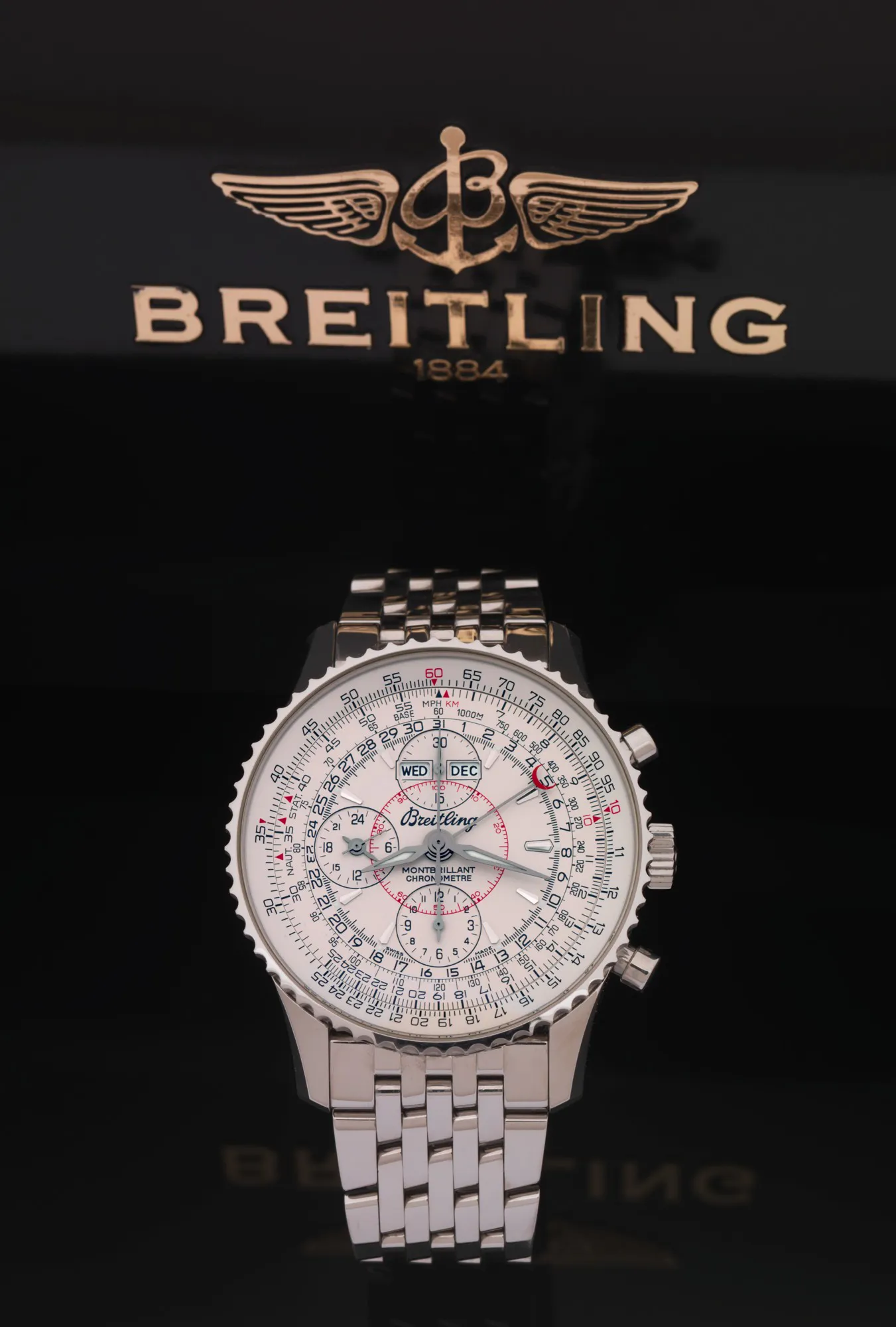 Breitling Montbrillant A21330 43mm Stainless steel Silver