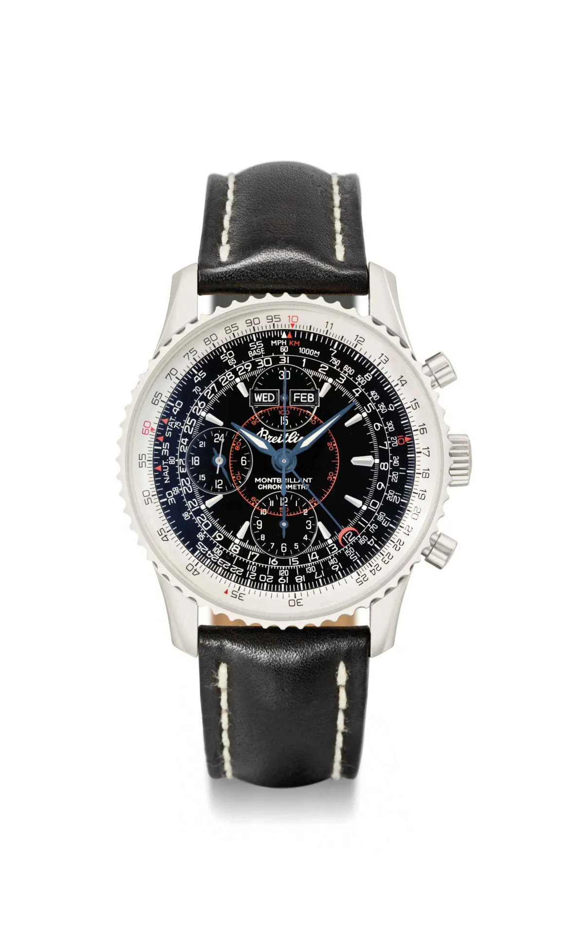Breitling Montbrillant A21330 42mm Stainless steel Black