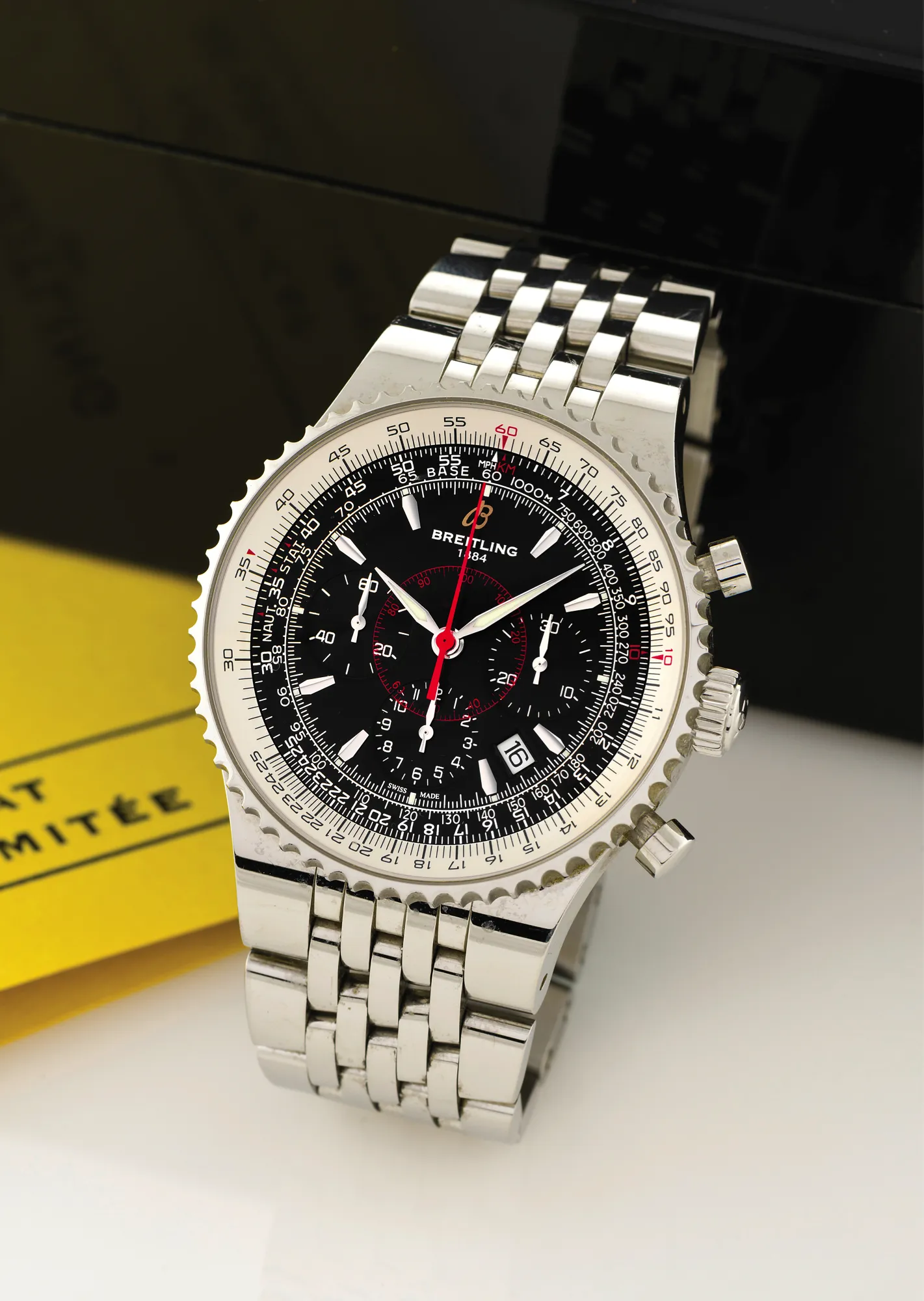 Breitling Montbrillant A23350 46mm Stainless steel Black