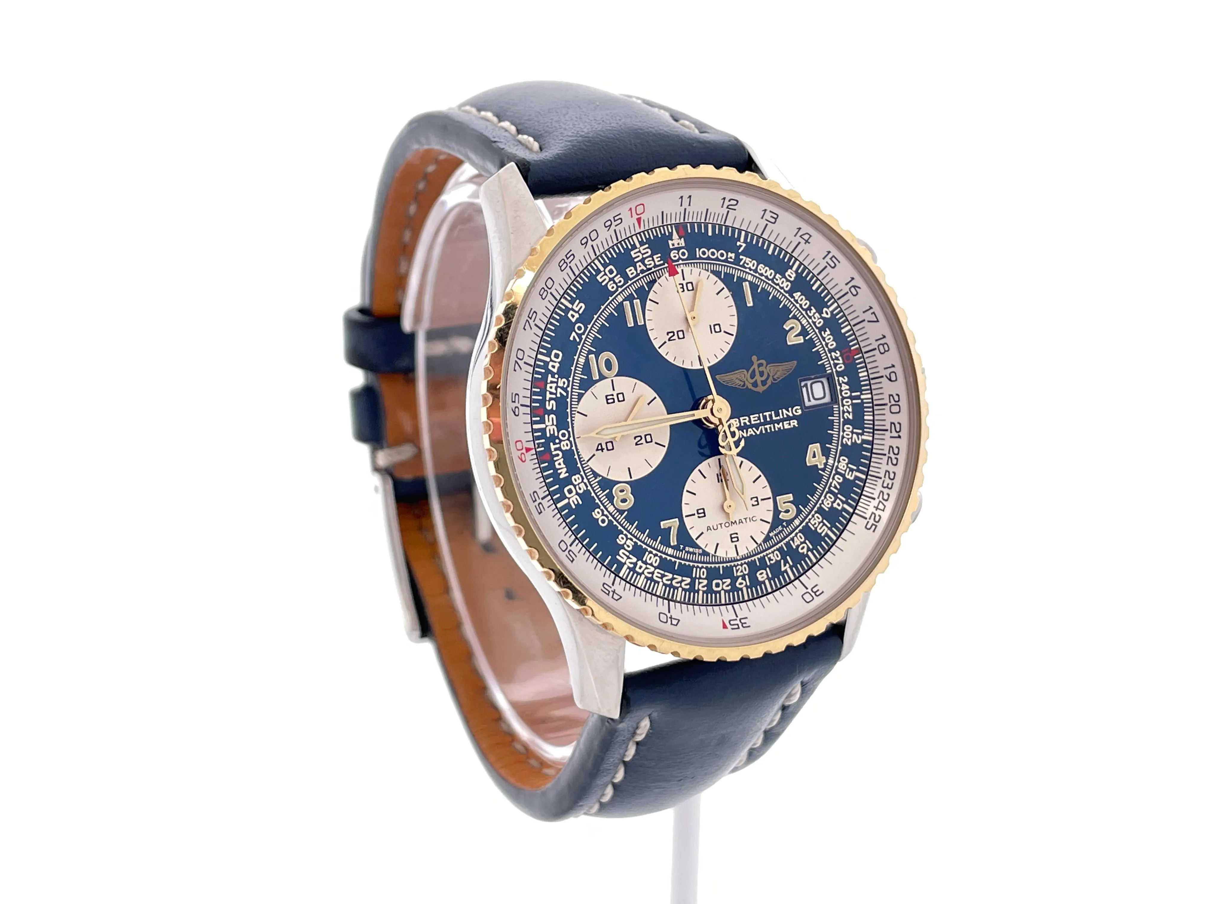 Breitling Navitimer D13022 42mm Yellow gold Blue 1