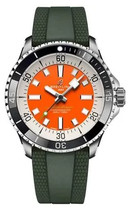 Breitling Superocean A173751A1O1S1 42mm Stainless steel Orange