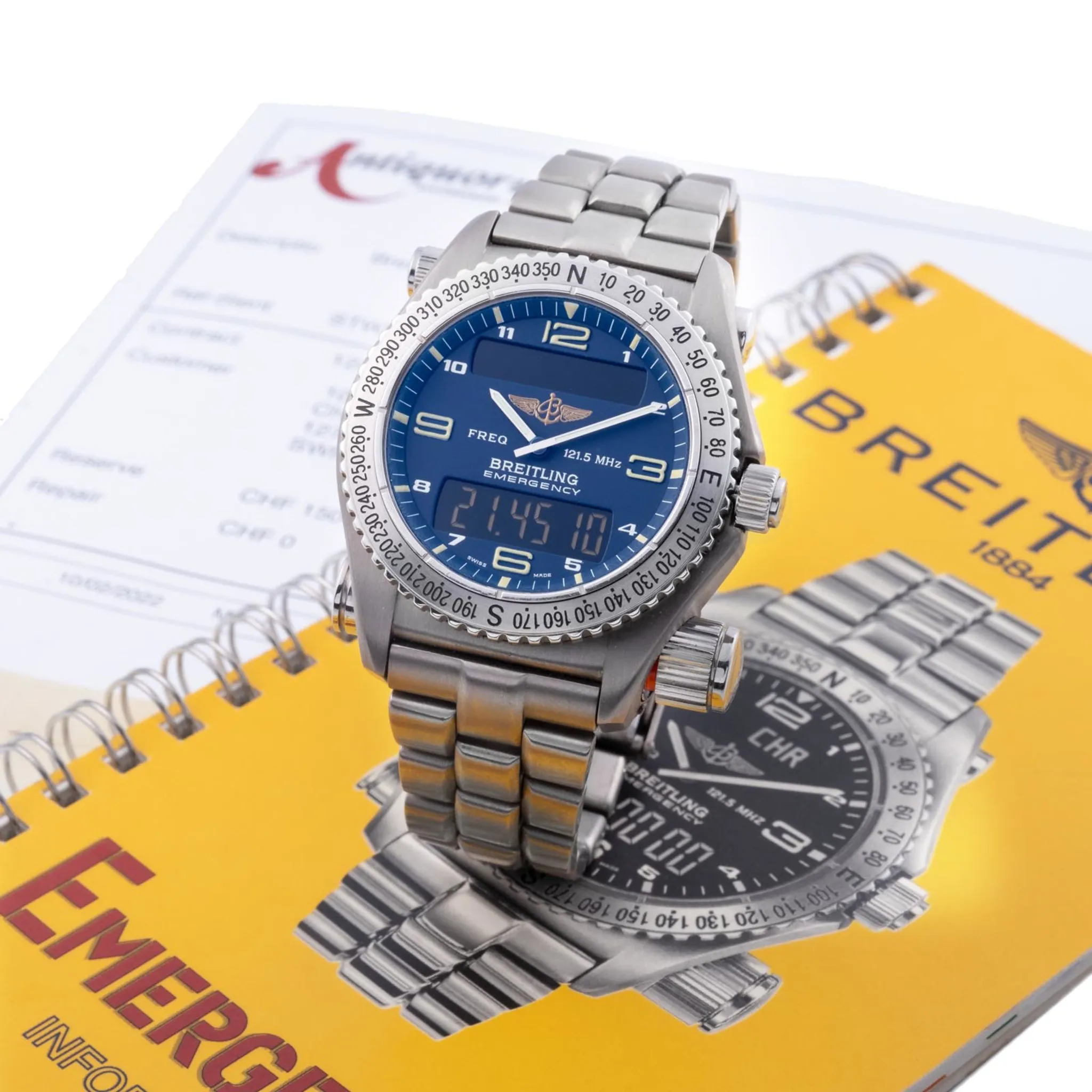 Breitling Emergency E56121.1 43mm Titanium Blue 2