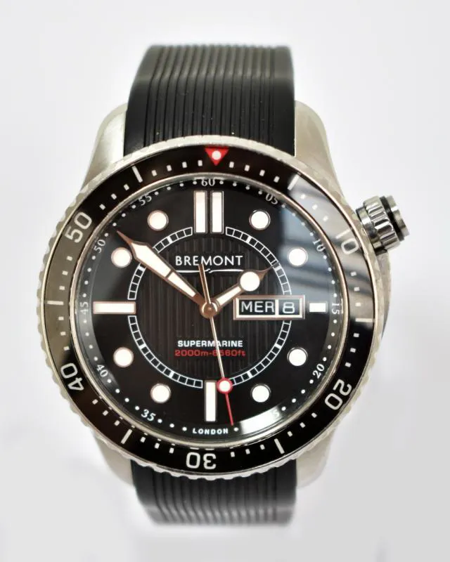 Bremont Supermarine 44mm Stainless steel Black