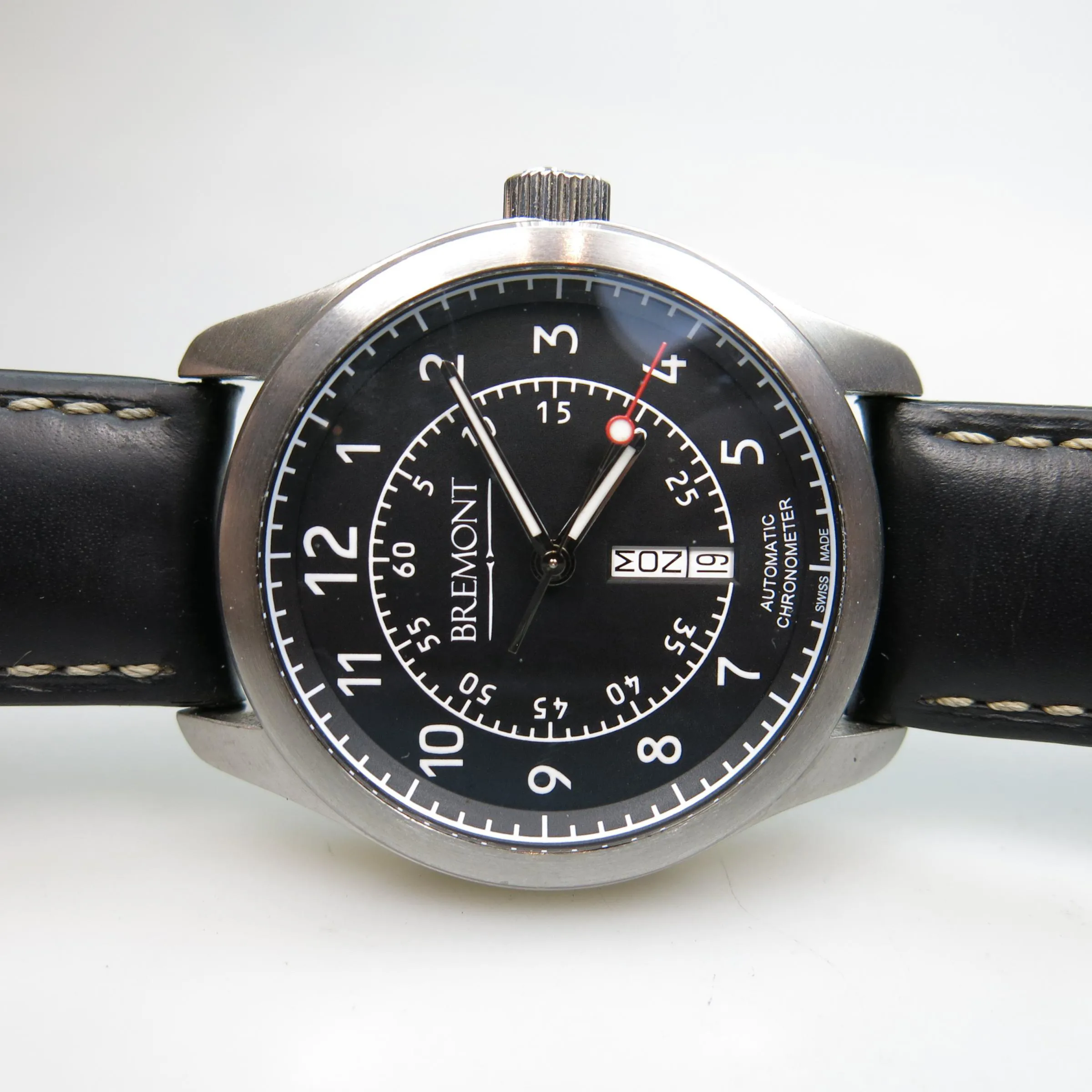 Bremont 36mm Stainless steel Black