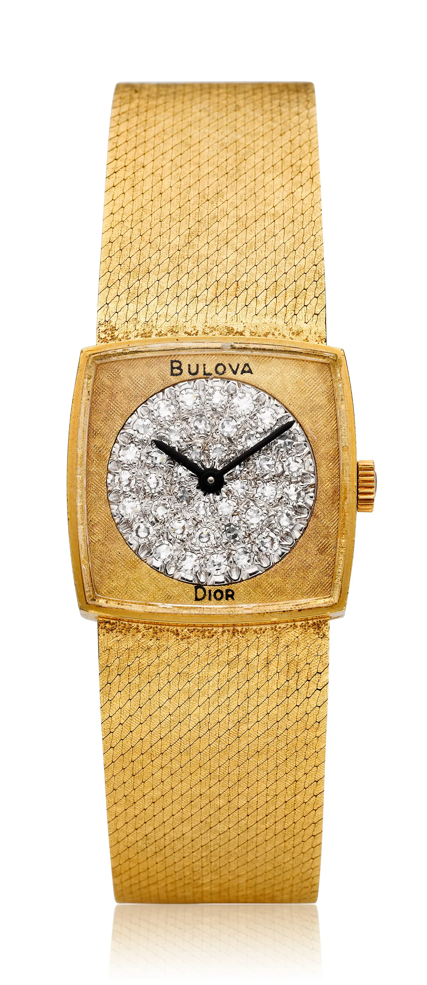 Bulova Diamond 23mm Yellow gold Diamond