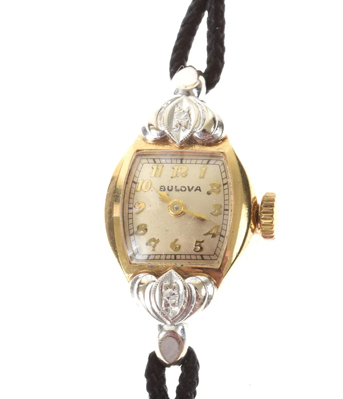 Bulova Diamond 18mm Yellow gold