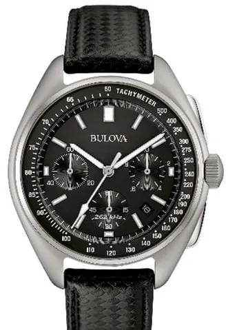 Bulova Lunar Pilot 96B251 45mm Stainless steel Black