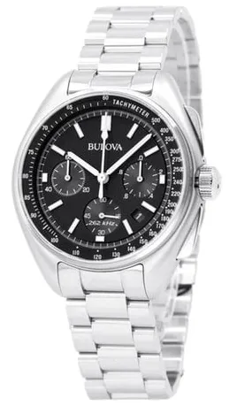 Bulova Lunar Pilot 96B258 45mm Stainless steel Black