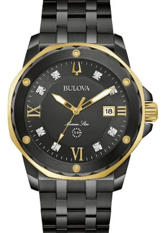 Bulova Marine Star 98D176 44mm Stainless steel Black