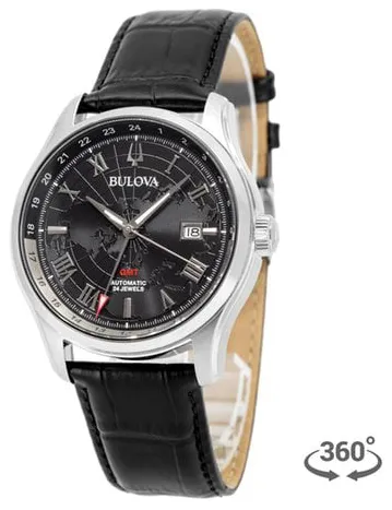 Bulova Wilton 96B387 43mm Stainless steel Black