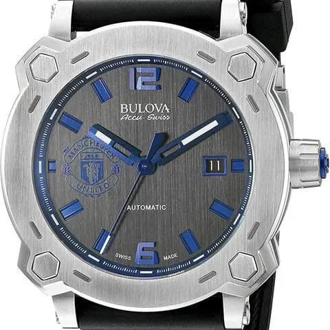 Bulova 63B189 42mm Stainless steel Black