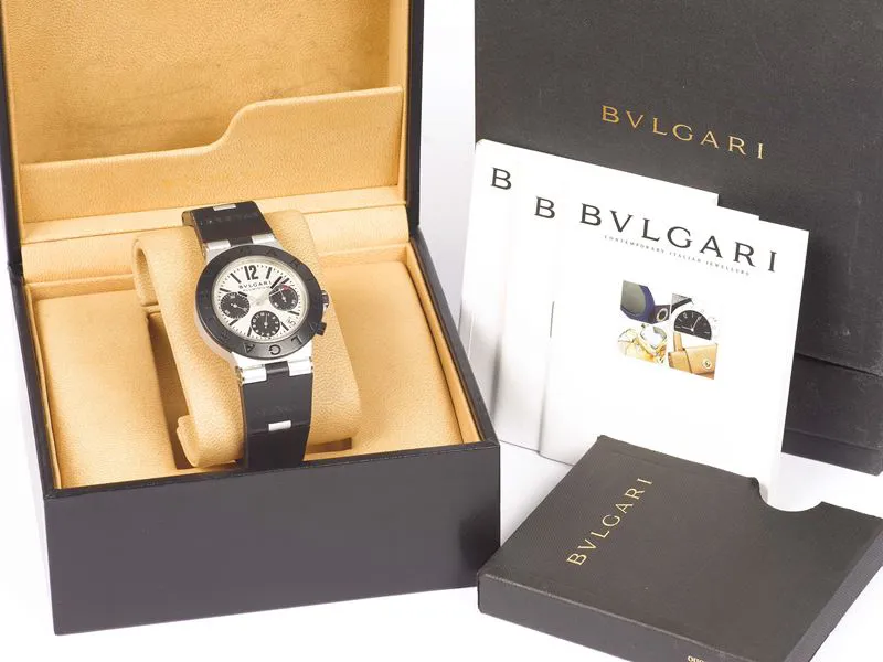 Bulgari Bulgari AC 38 TA 38mm Silver White