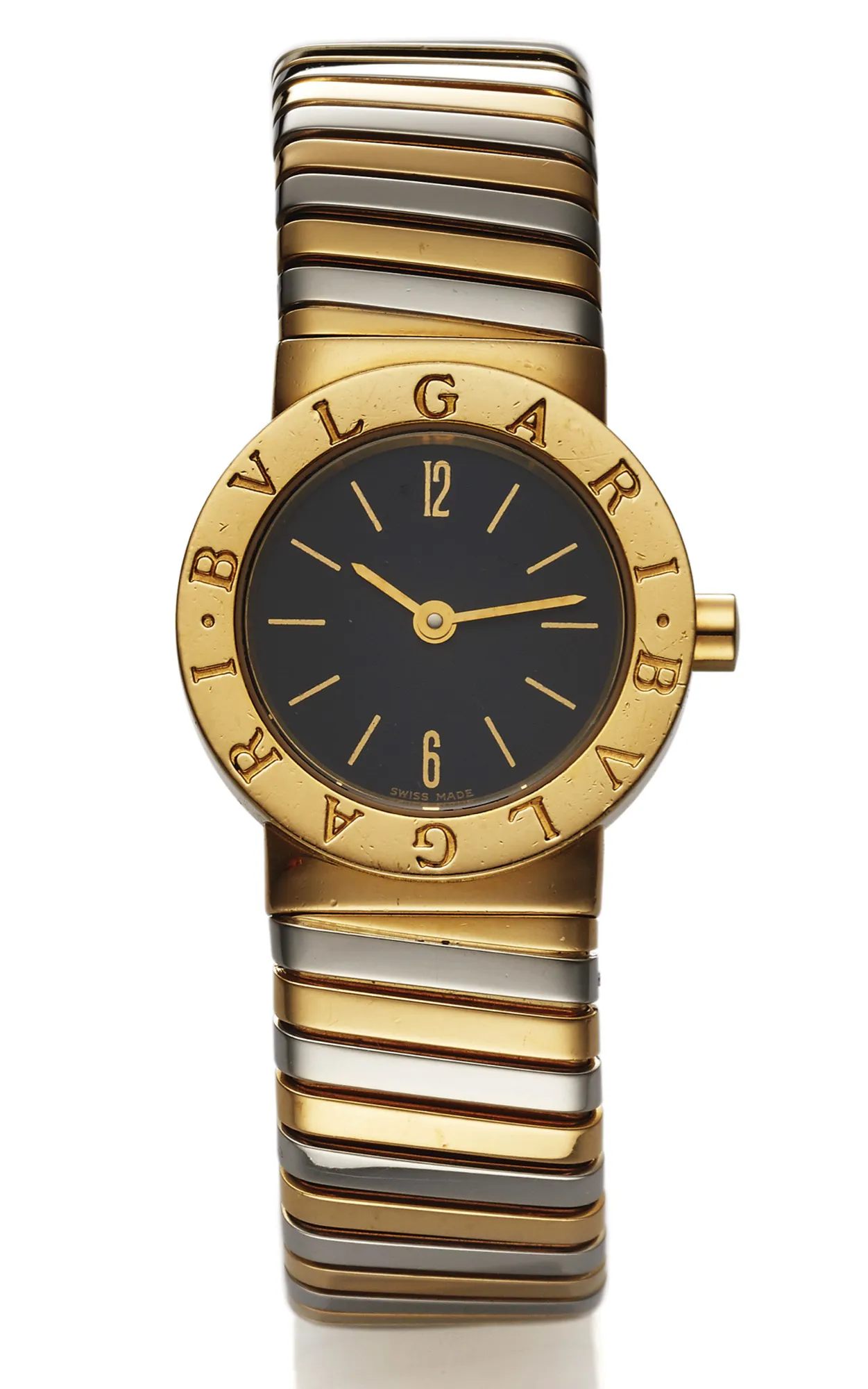 Bulgari Bulgari BB 23 2T 23mm White gold and Yellow gold Black