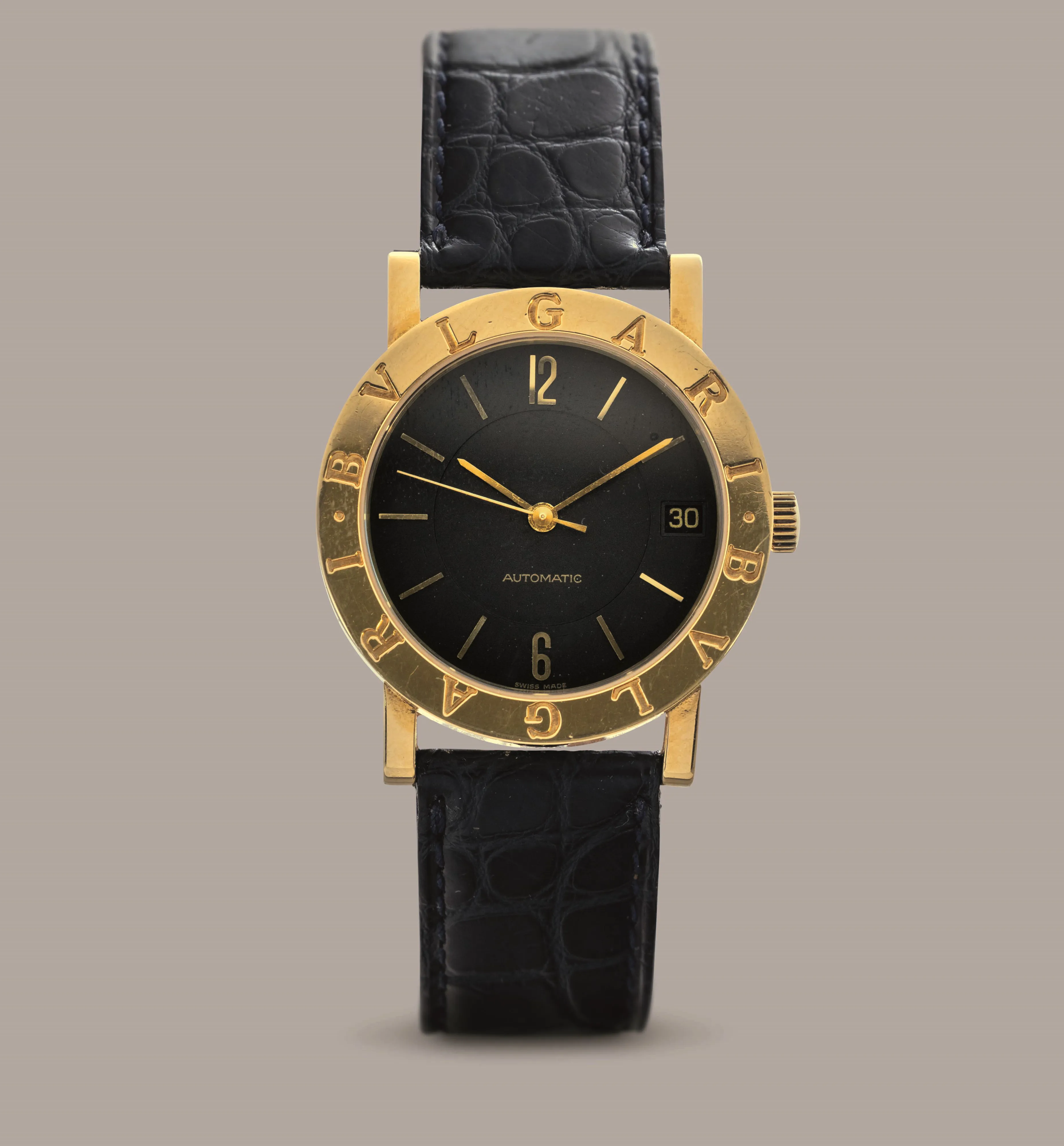 Bulgari Bulgari BB 33 GL 33mm Yellow gold Black