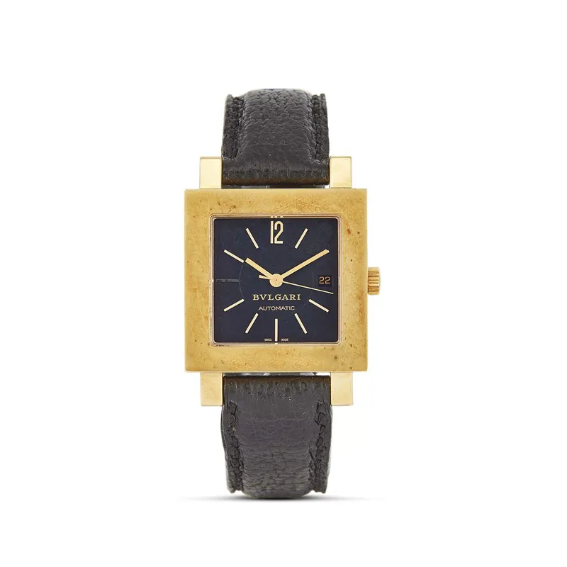 Bulgari Bulgari SQ 29 GL 29mm Yellow gold Black