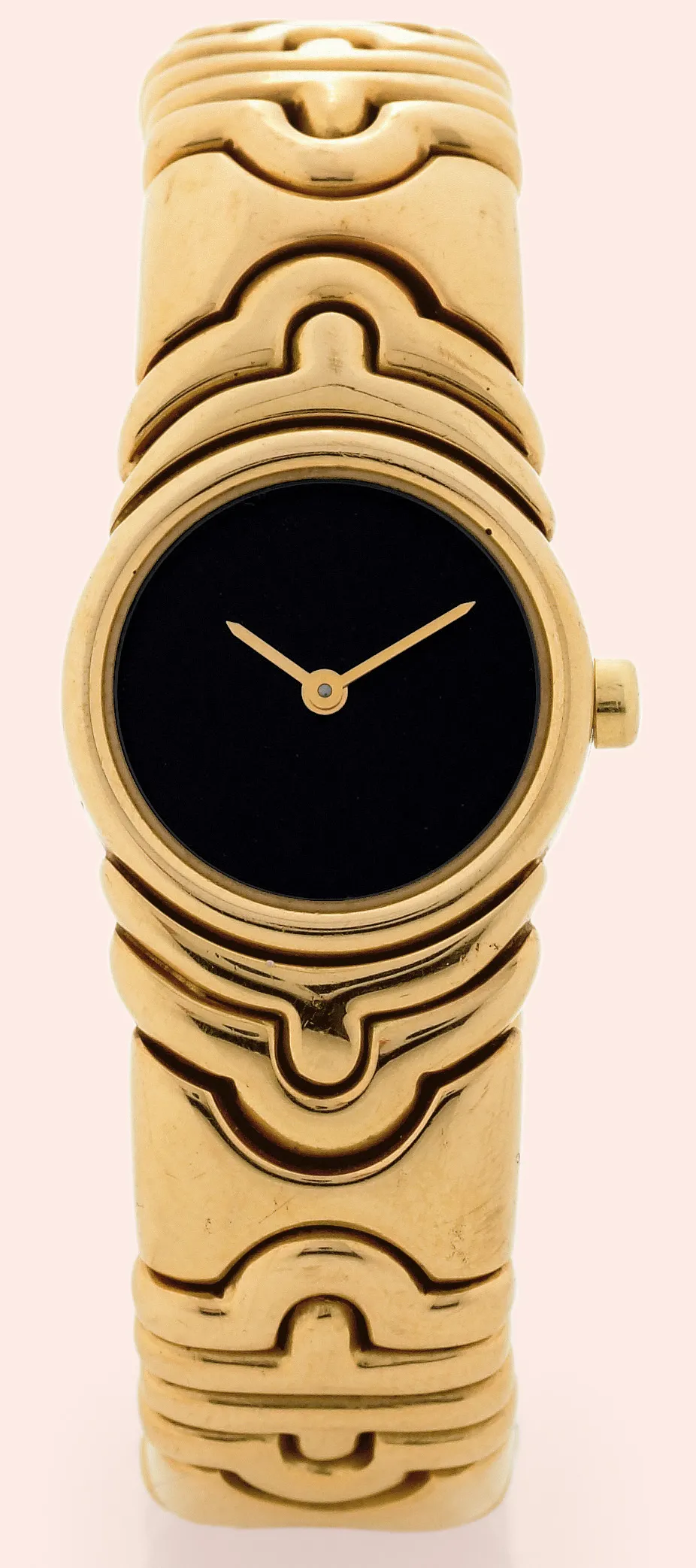 Bulgari Bulgari 20mm Yellow gold Black