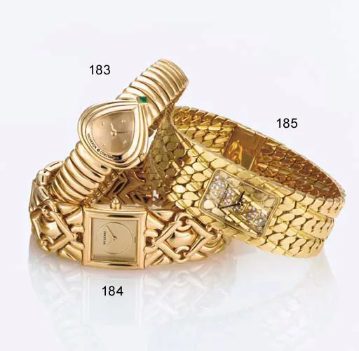 Bulgari Trika 22mm Yellow gold Champagne