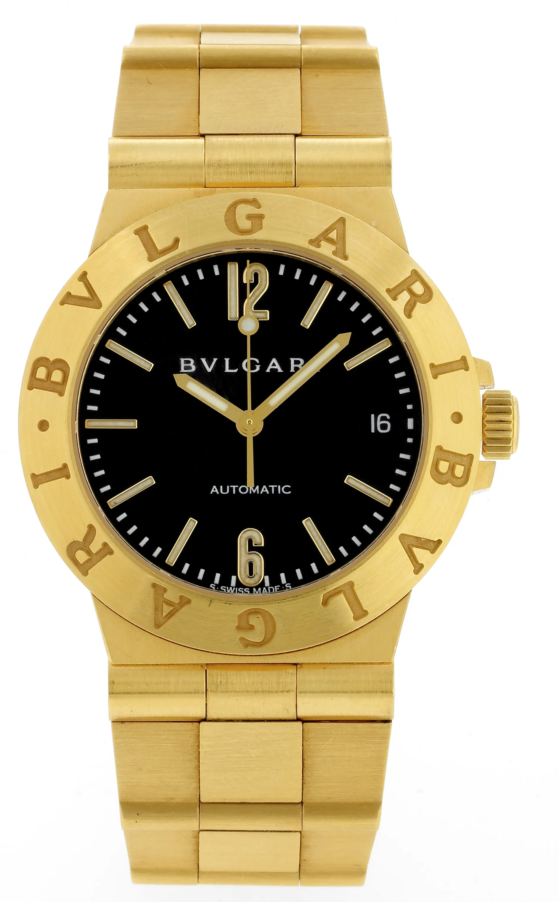 Bulgari Octo LCV 35 G 36mm Yellow gold Black