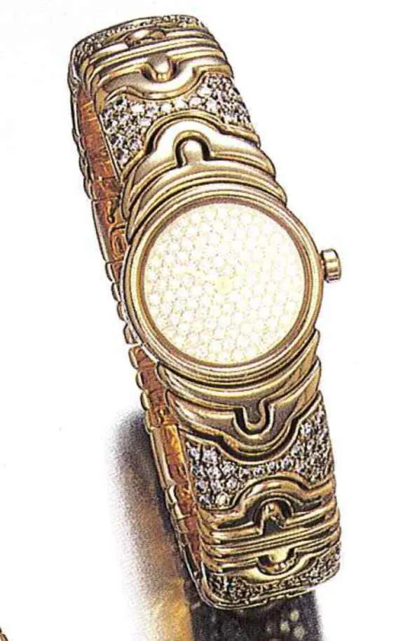 Bulgari 20mm Yellow gold Diamond