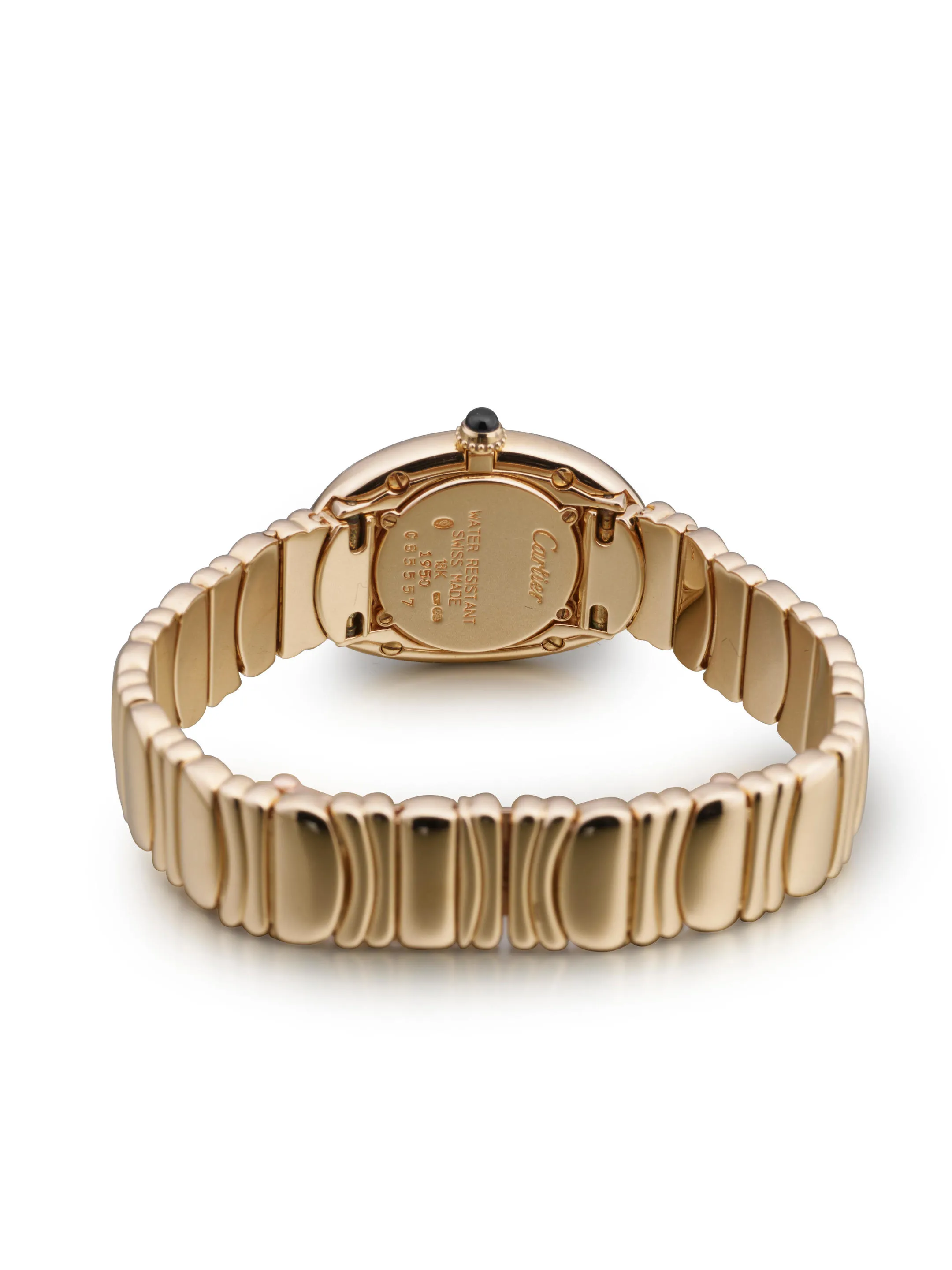 Cartier Baignoire 1950 22mm Yellow gold White 1