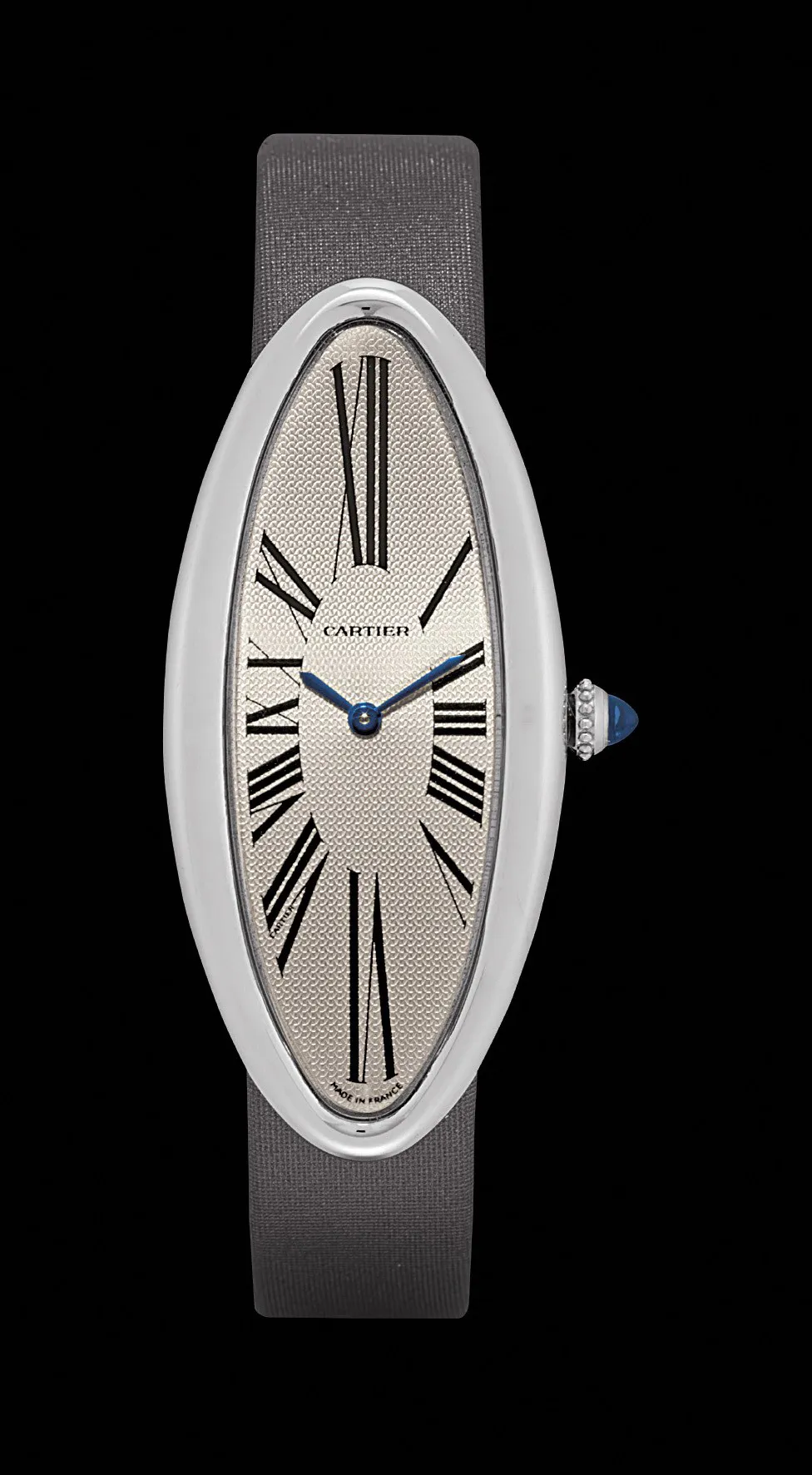 Cartier Baignoire 2514 22mm White gold Silvered