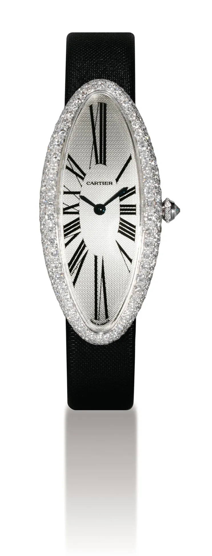 Cartier Baignoire 2514 47mm White gold Silver