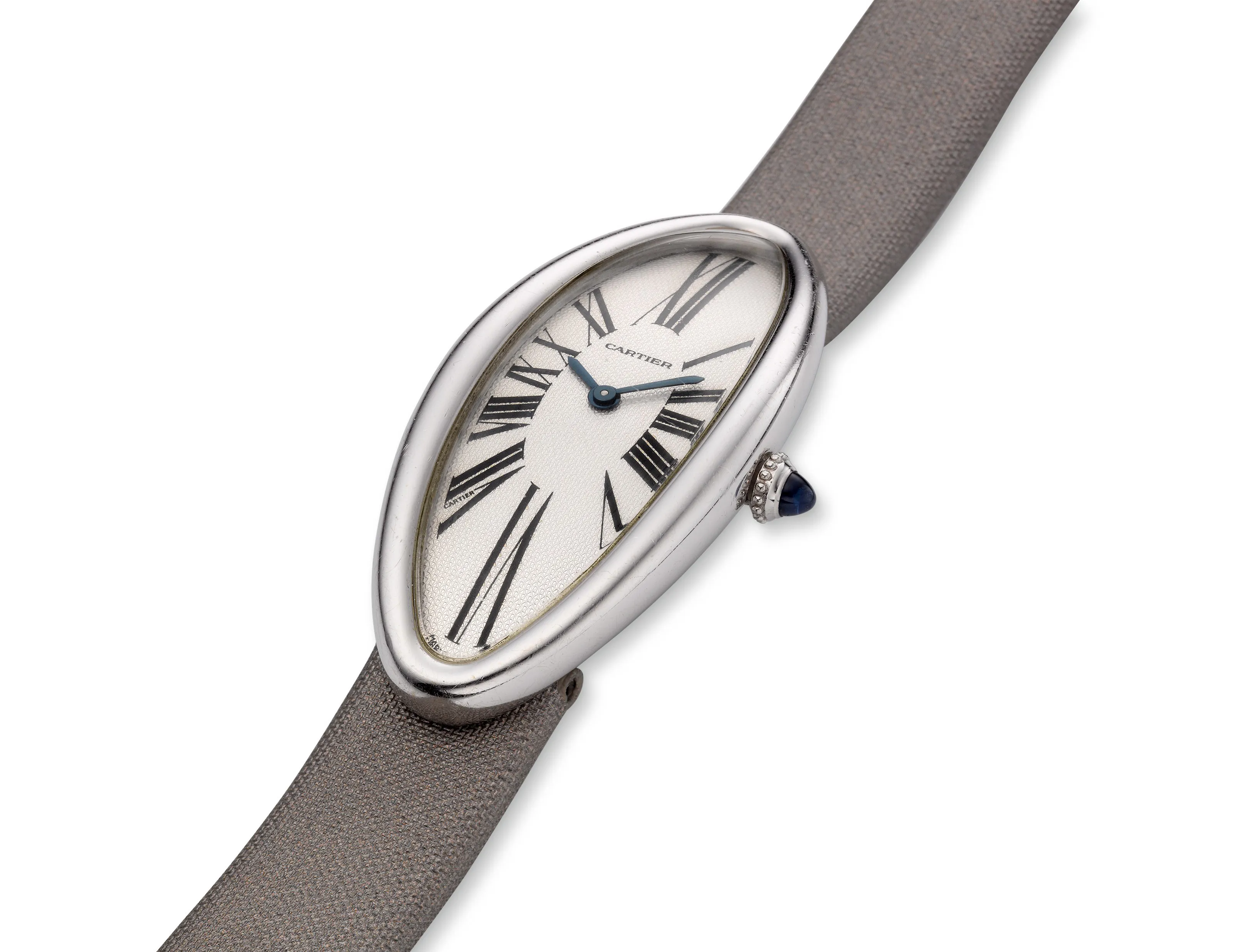 Cartier Baignoire 2514 22mm White gold Silver 2