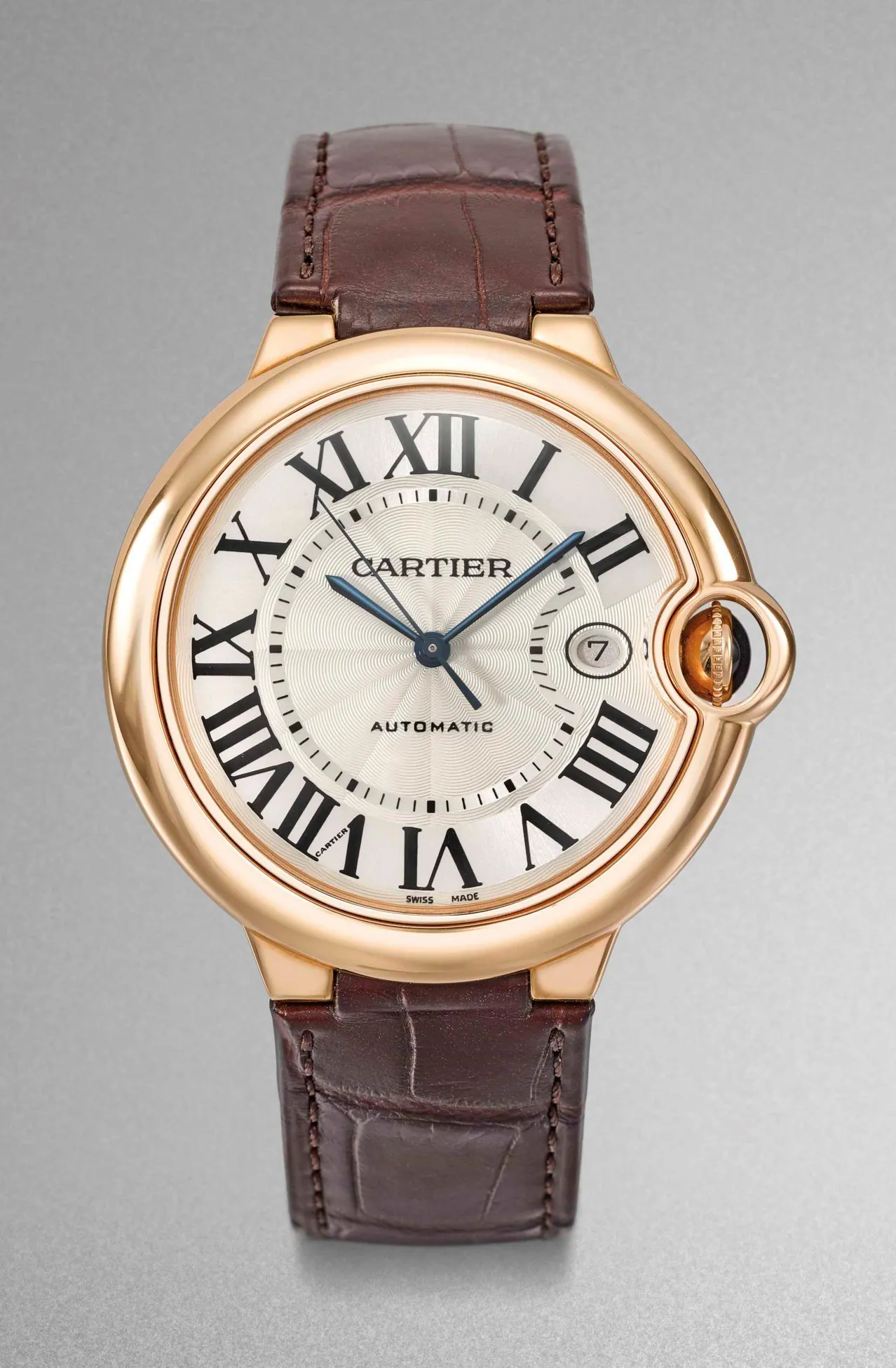 Cartier Ballon Bleu 2999 42mm Rose gold Cream