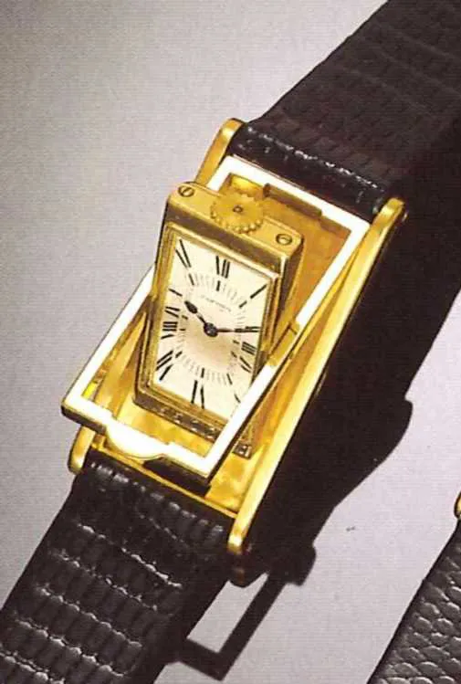 Cartier Cabriolet Reversible 20mm Yellow gold White