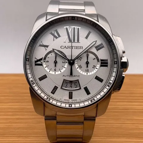 Cartier Calibre de Cartier W7100045 42mm Stainless steel Silver