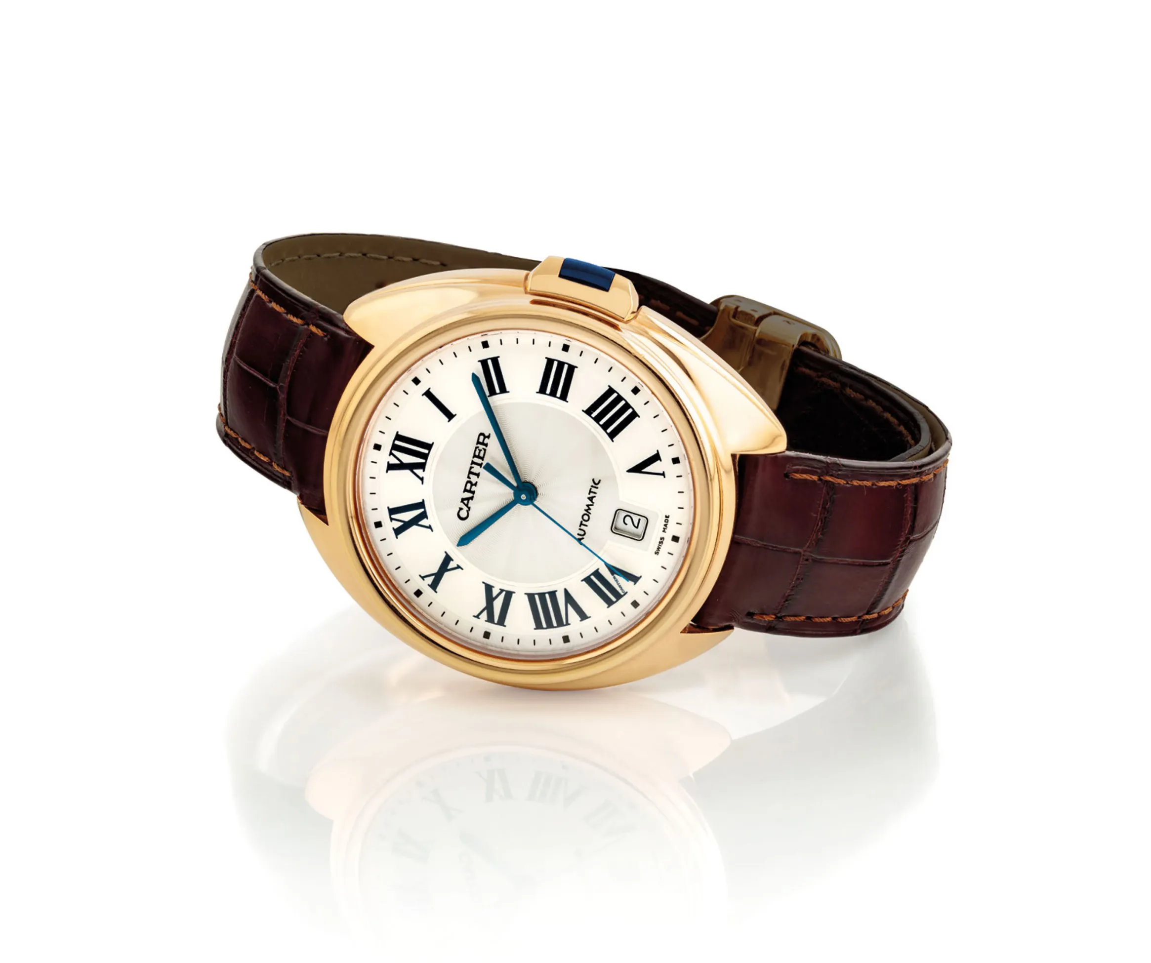 Cartier Clé de Cartier WGCL0019 40mm 18k gold Cream