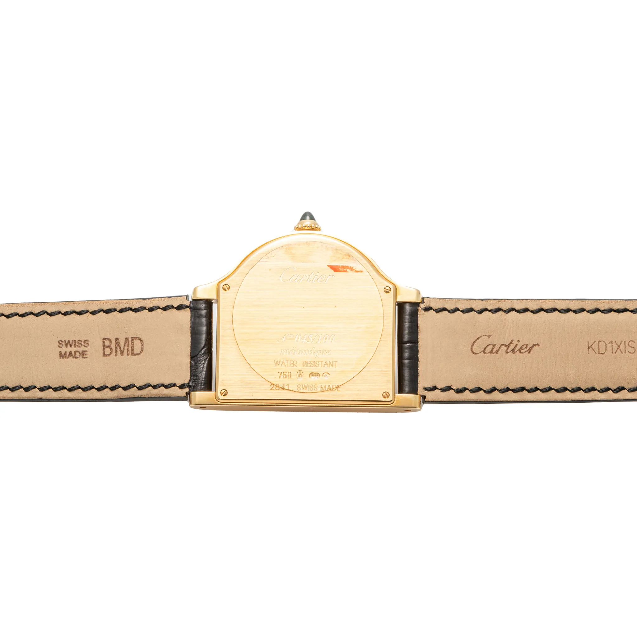 Cartier Cloche 2841 30mm Yellow gold Silver 2