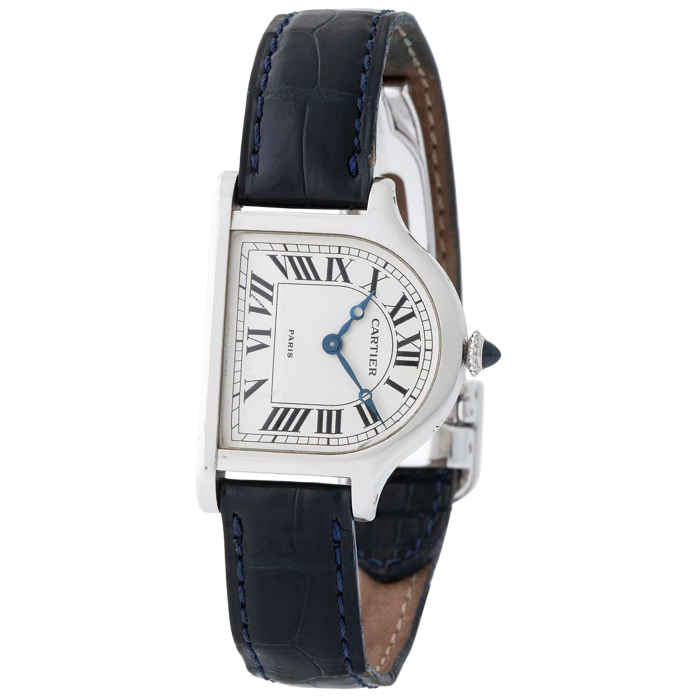 Cartier Cloche 8876 25mm Platinum Silver