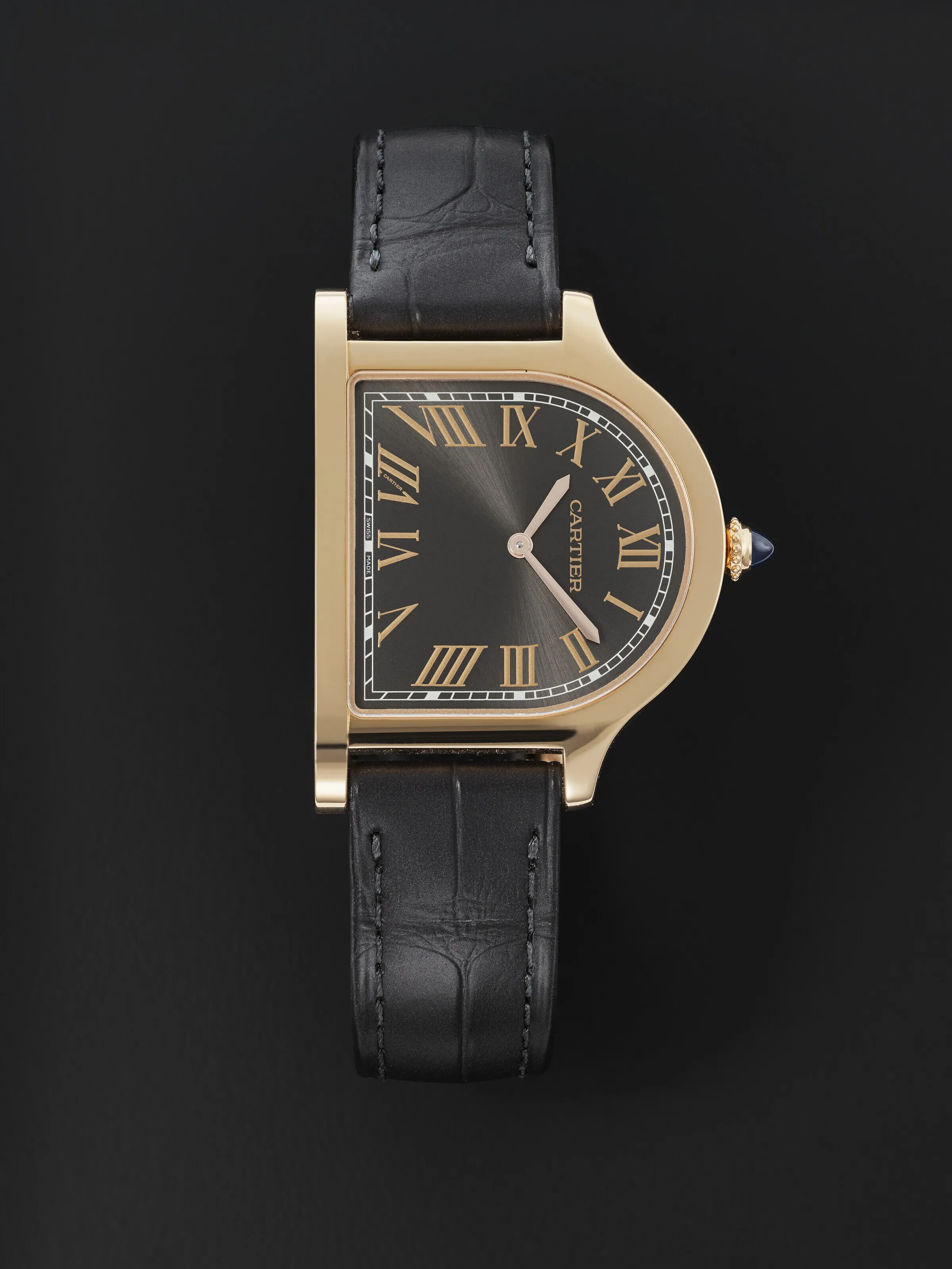 Cartier Cloche 29mm Rose gold Gray