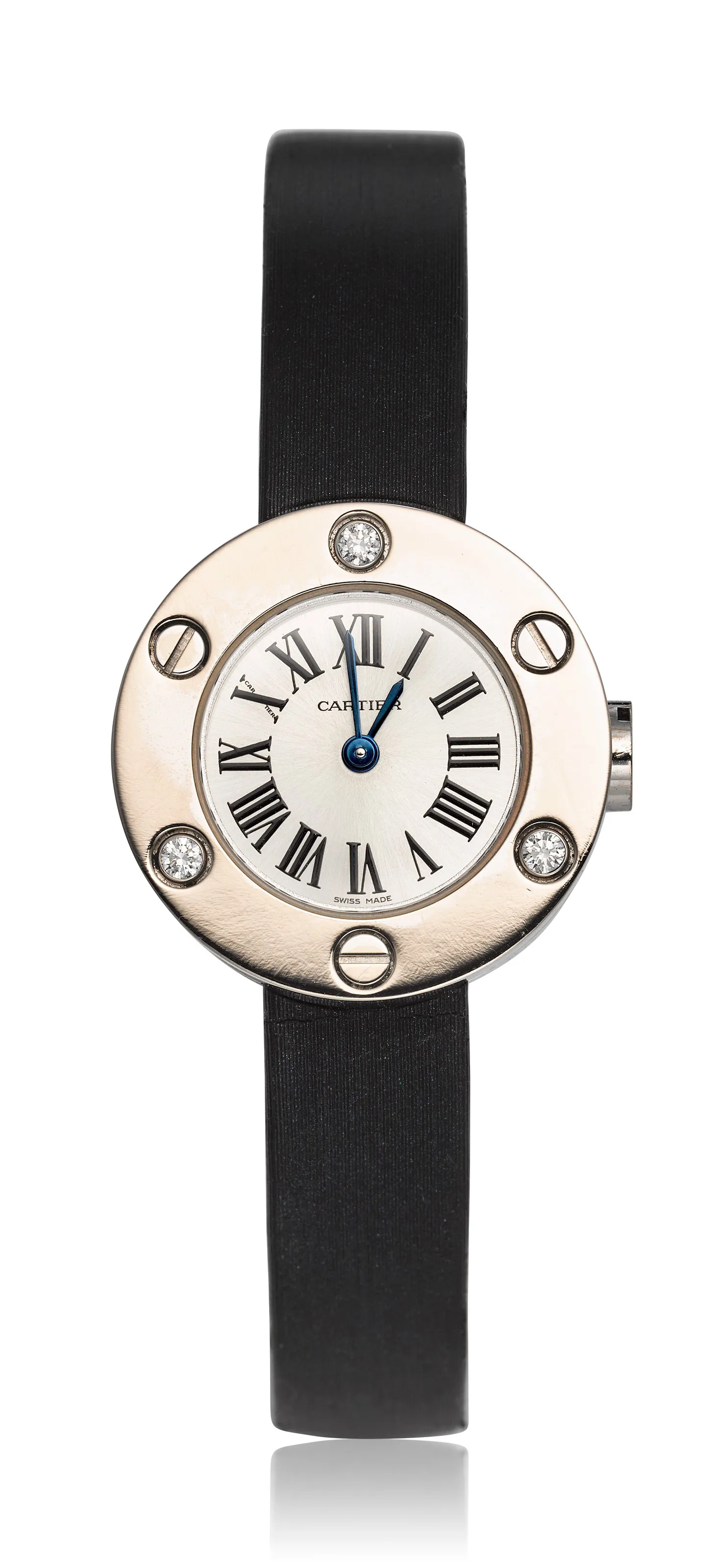 Cartier 2974 23mm White gold Silver