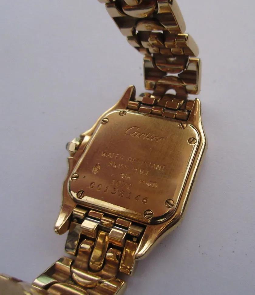 Cartier Panthère 1070 22mm Yellow gold Cream 7